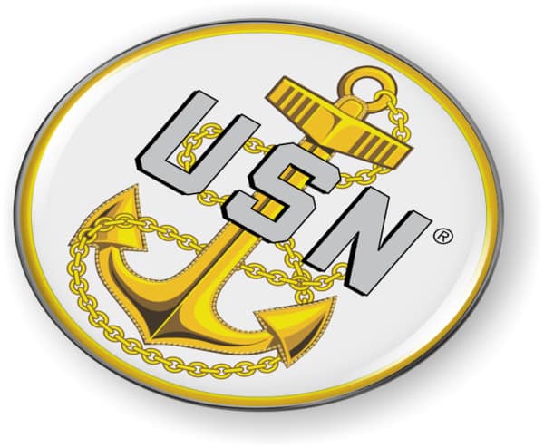 U.S. Navy Chief Fouled Anchor Emblem (w)